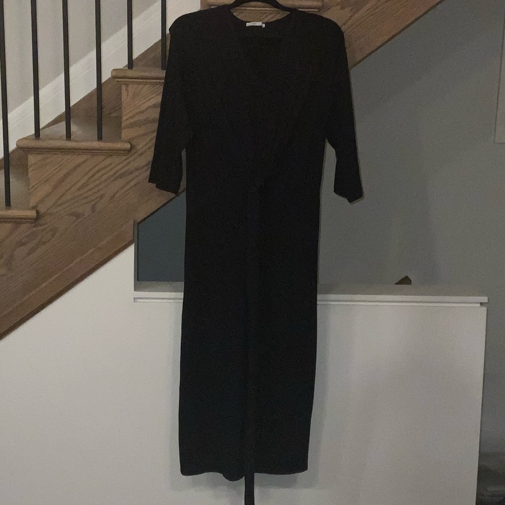 Zara Black Long Sleeve Dress